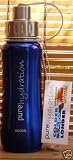 Pure Hydration Stainless Steel Insulated Water Bottle & Handle 17oz Metallic Blue Best Buy
