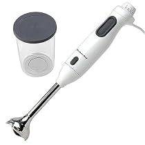 KitchenAid KHB100WH Immersion Hand Blender, White