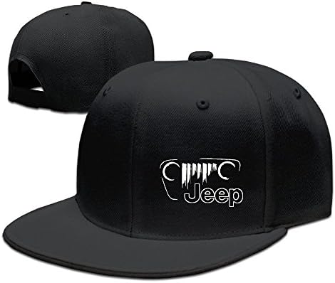 Awsome Jeep Logo Hip Hop Snapback Baseball Cap For Men&women Black