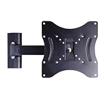 philips eSmart TV Wandhalterung LCD / PLASMA TV | 38 76 cm (15 30 Zoll) | VESA 75x75 bis 200x200 | Neigbar | Schwenkbar | Schwarz | Montagelöcher am TV max. 200 x 200 mm (Breite x Höhe)