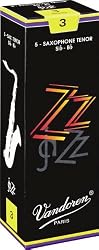 Vandoren ZZ Tenor Saxophone Reeds #3, Box of 5