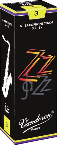 Vandoren ZZ Tenor Saxophone Reeds #3, Box of 5