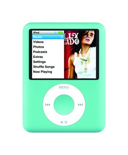 Apple 8 GB iPod nano AAC/MP3 Player Blue (3rd Generation)