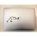 MacBook Decal Aufkleber "Stickman pushing Apple" 13 Zoll