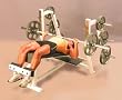 Maxicam Olympic Decline Bench with Pro Tabs and Plate Storage