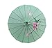 JapanBargain 2176, Japanese Parasol Asian Chinese Nylon Umbrella Parasol for Photography Cosplay Costumes Wedding Party Home Decoration Kids Size, 22 inch, Green