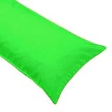 Lalabe Body Pillow Pillowcase, Microsuede, Kiwi