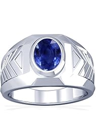 Platinum Oval Cut Blue Sapphire Solitaire Ring (GIA Certificate)