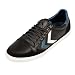 Hummel Men's Slimmer Stadil Low Sneaker Shoe In Black Oiled Nubuck Leather