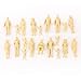 20pcs Unpainted Model Train People Figures 1:25