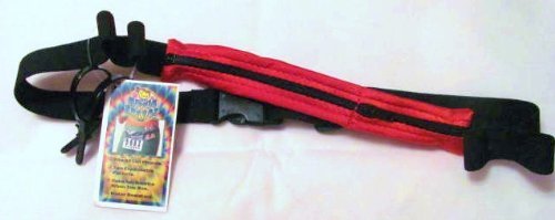 GO BELT-The Original No Bounce Runners Belt, Runners Gear Belt, Refuel Belt, Hydration Belt, Running, Hiking, Cycling, Fanny Pack, Marathon, 10K, 5K--(Black in Color)