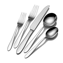 Farberware Invitation 45-Piece Stainless Steel 18/0 Flatware Set,  Service for 8