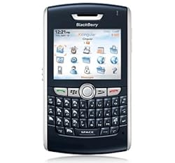BlackBerry 8800 Unlocked Phone with Quad Band, Bluetooth, Music Player, Card Slot, Full Qwerty KeyBoard--US Version with No Warranty (Black)