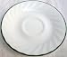 Corning Enhancements (Corelle,microwave) Saucer Green Border
