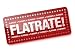Wallmonkeys Peel and Stick Wall Decals - Flatrate! Button - Removable Graphic