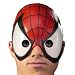 Spiderman Adult Vinyl Mask (1/4 Cap)