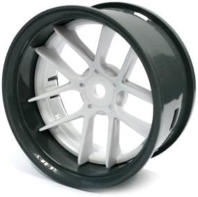 Tetsujin TT-7549 Super RIM Jasmine Set Gray and White - (2 Wheel Set)