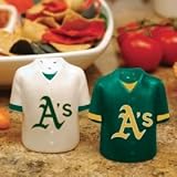 Oakland Athletics Gameday Jersey Salt and Pepper Shakers