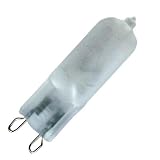 5 x G9 40 watt Frosted Glass Halogen Light Bulbs