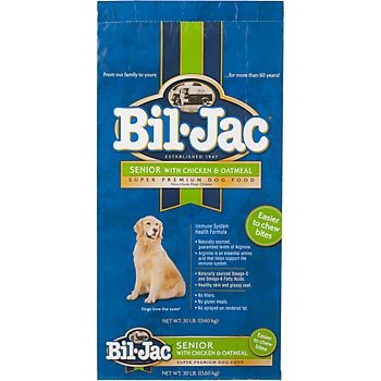 Bil-Jac Senior Dog Food with Chicken and Oatmeal