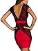 PAKULA® Women's Fashion Lace Splicing Pencil Mini Bodycon Dress