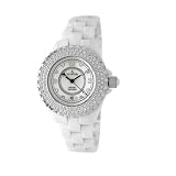 Le Chateau Womens 5804LCZ WHT MOP Condezza LC Collection All Ceramic Zirconia Watch Le Chateau Womens 5804LCZ WHT MOP Condezza LC Collection All Ceramic Zirconia Watch