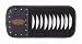 Monster Garage Studded Leather Look CD/DVD Visor Organizer