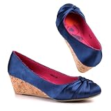 Produkt-Bild: Damen Schuhe, PUMPS, SATIN KEIL, 10646, Satin