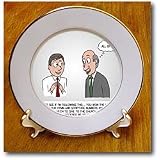 Lottery Winner and Giving to the Church - 8 Inch Porcelain Plate
