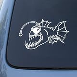 41sy2aFt3NL. SL160  Fish   Boating Deep Sea Fishing   Car, Truck, Notebook, Vinyl Decal Sticker #2322 | Vinyl Color: White