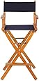 Casual Home 30-Inch Director Chair, Honey Oak Frame