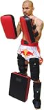 included thai pad, short, thai pro, shin guard, leg kick pad