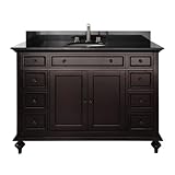 IMAGE OF Avanity Merlot-VS48-ES Vanity Set and Undermount Sink Espresso, 48-Inch