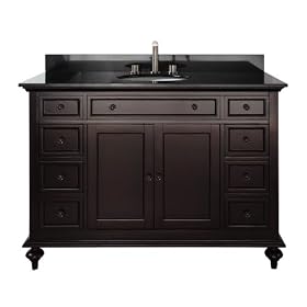 Avanity Merlot-VS48-ES Vanity Set and Undermount Sink Espresso, 48-Inch