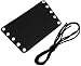 Black Leather Lace-Up Gauntlet Wristband Wrist Band