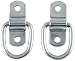 Curt Manufacturing J-703P 1,200 Lb Cap, 10 Ga Stl D-Ring, .225 Dia. Bright Zinc - 2 Piece