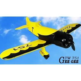 4-Channel Remote Control Airplane R C Aerobatic GeeBee RC RTF from Toy RC Airplanes