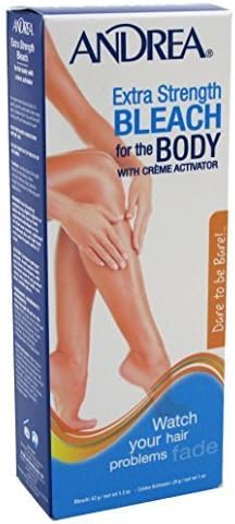Andrea Extra Strength Creme Bleach for The Body 42g/1.5oz Creme Bleach + 28g/1.0oz Creme Activator by Andrea