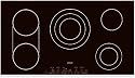 Bosch : 36 inch Electric Cooktop with Bridge Element : Stainless Ste