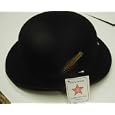 New Mens 100% Wool Black Derby Bowler Hat