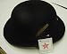 New Mens Black Derby Hat - 100% Wool, Extremely Stylish, Very High Quality!
