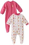 Gerber Baby-Girls Newborn 2 Pack Snap Front Sleep and Play