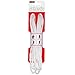 Braid Lace Oval Athletic White 60 in 152 Cm, Multi, One Size (54162)
