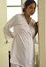 Maternity Cotton Dot/Lace Robe by Belabumbum MATCOT30