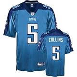 Kerry Collins Tennessee Titans Reebok Replica Jersey - Size 50 - Large