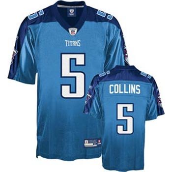 Kerry Collins Tennessee Titans Reebok Replica Jersey - Size 50 - Large
