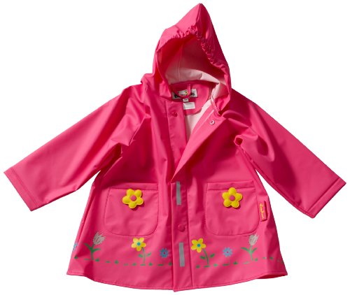 Playshoes Regen-Mantel Blume 408543 M&auml;dchen Regenmntel, Gr. 116 Pink (original 900) Preisvergleich