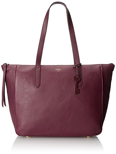 Fossil Sydney Shopper Shoulder Bag, Maroon, One Size