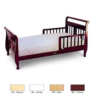 SLEIGH TODDLER BED - White