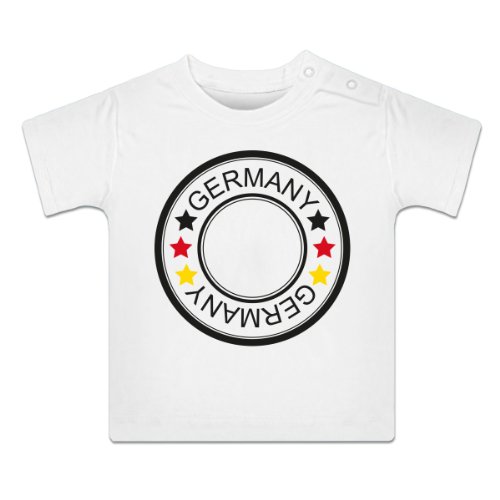 EM Logo Deutschland Trikot Fan Baby T-Shirt by Shirtcity
